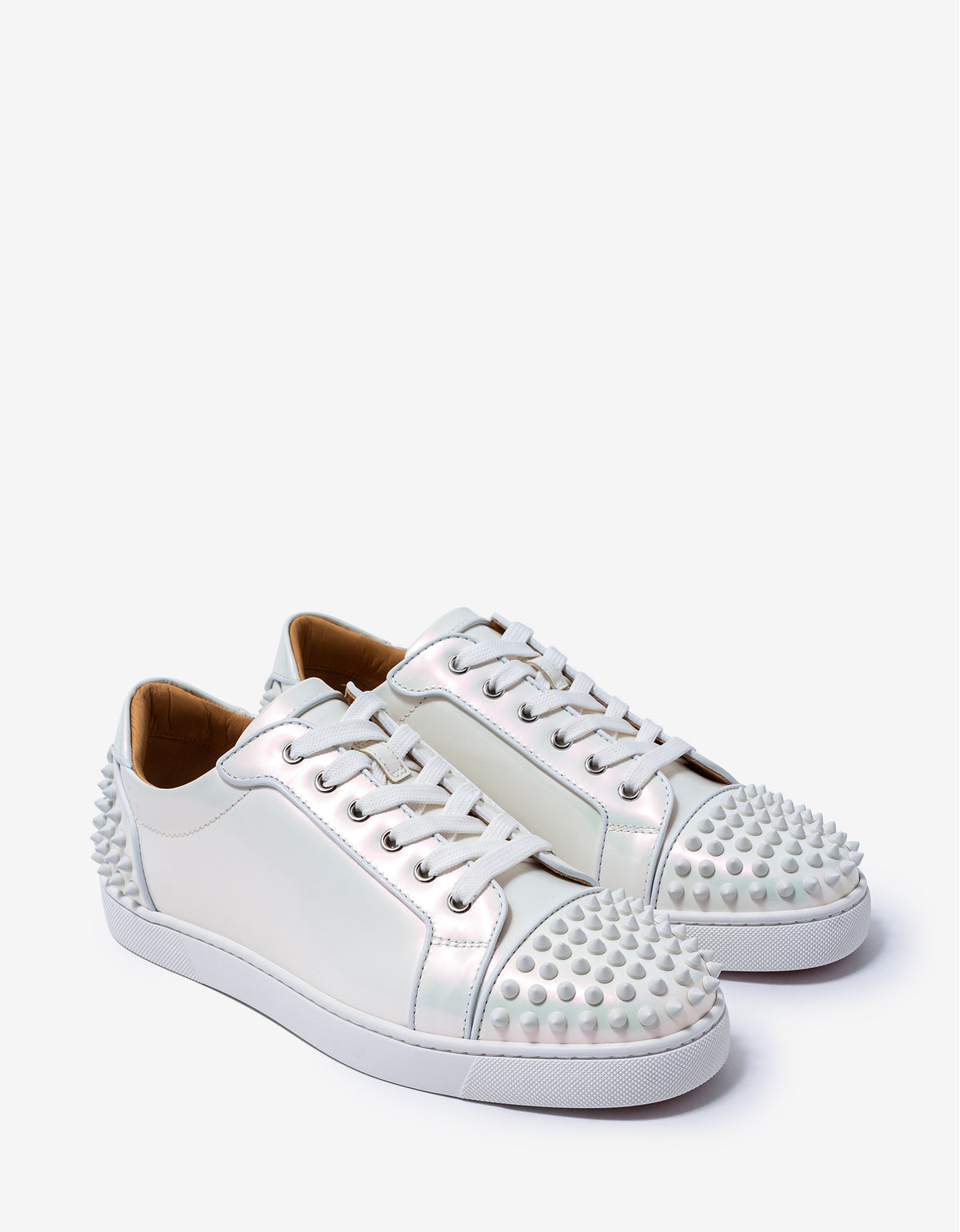 Christian Louboutin Seavaste 2 Orlato Iridescent Leather Trainers