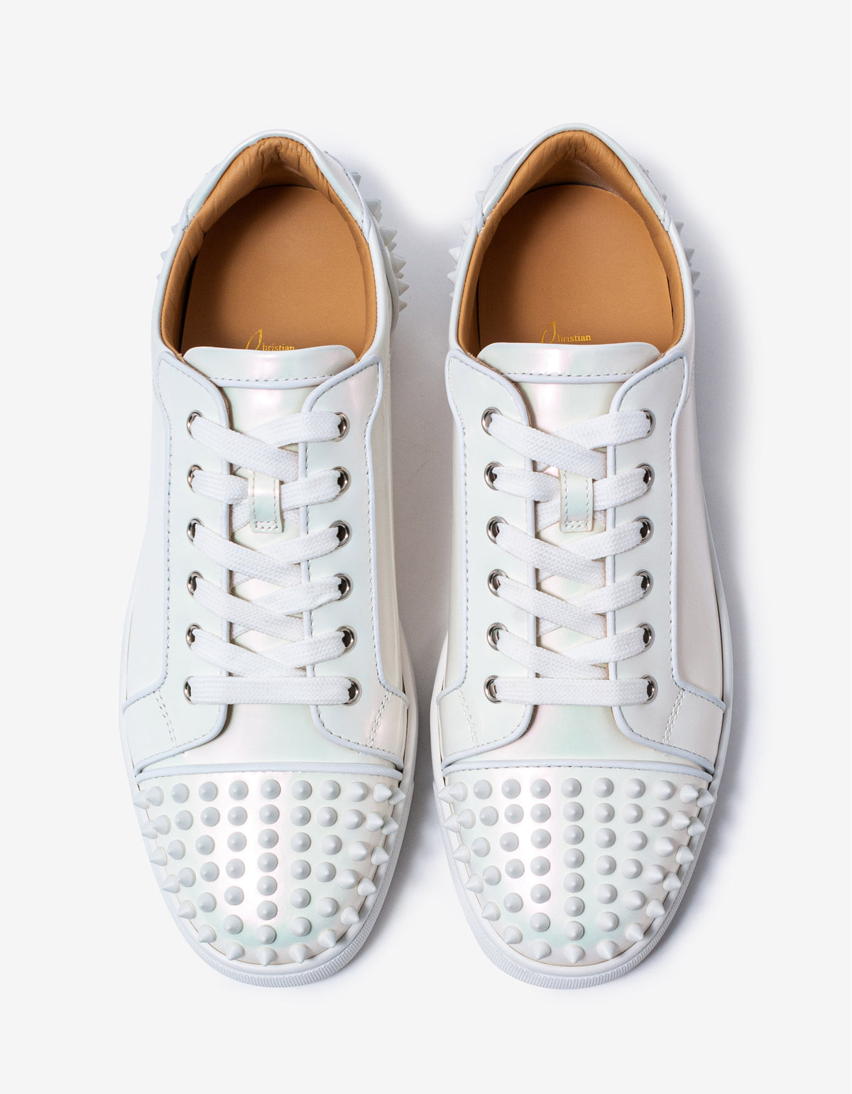 Christian Louboutin Seavaste 2 Orlato Iridescent Leather Trainers