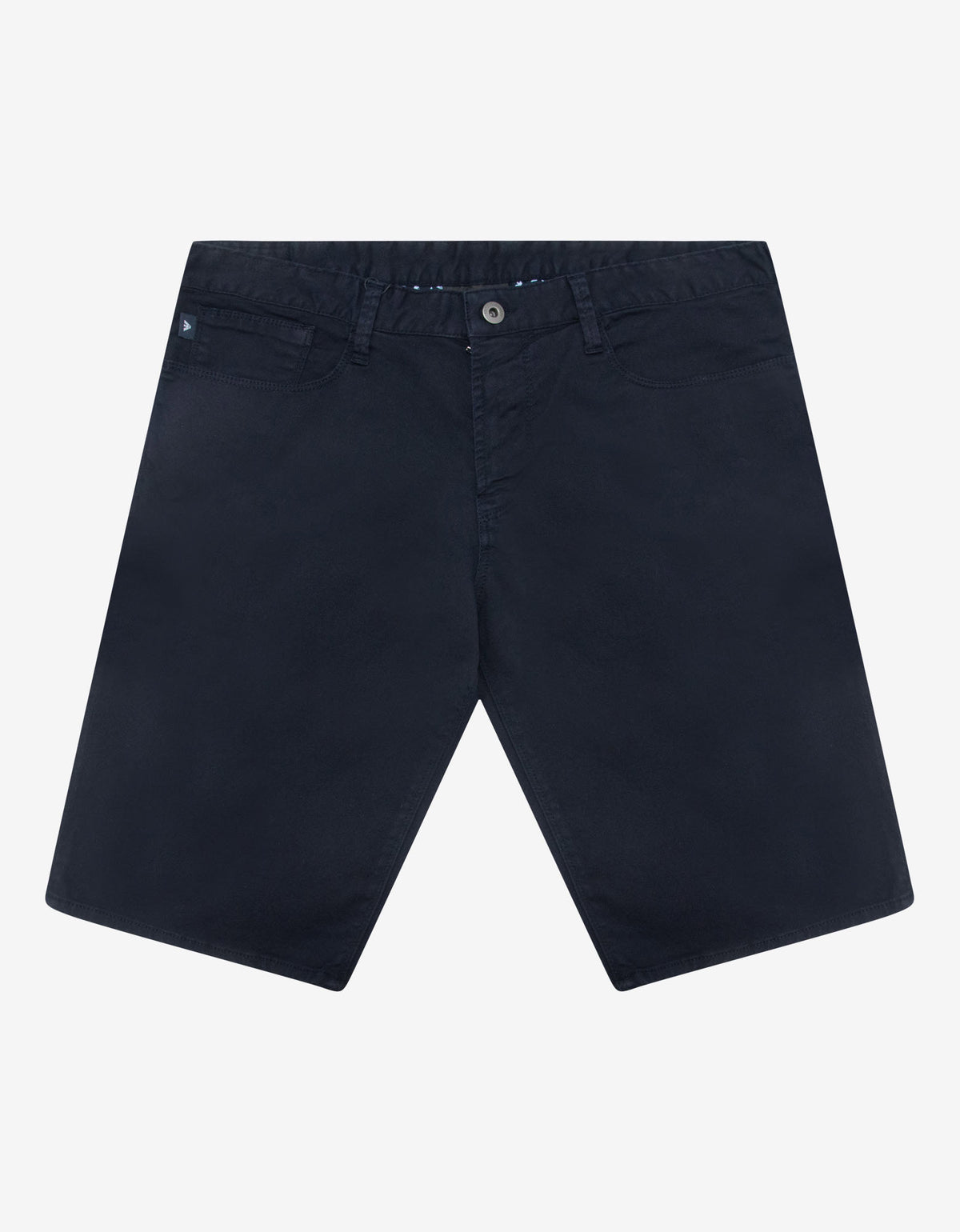 Emporio Armani Navy Blue Denim Bermuda Shorts