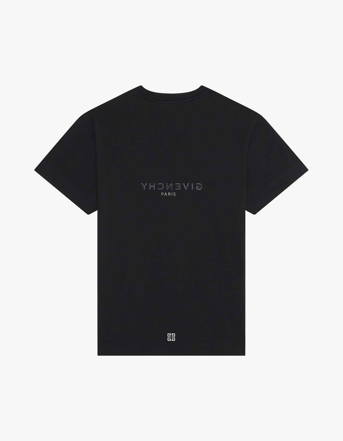 Givenchy Black Reverse Logo Slim T-Shirt