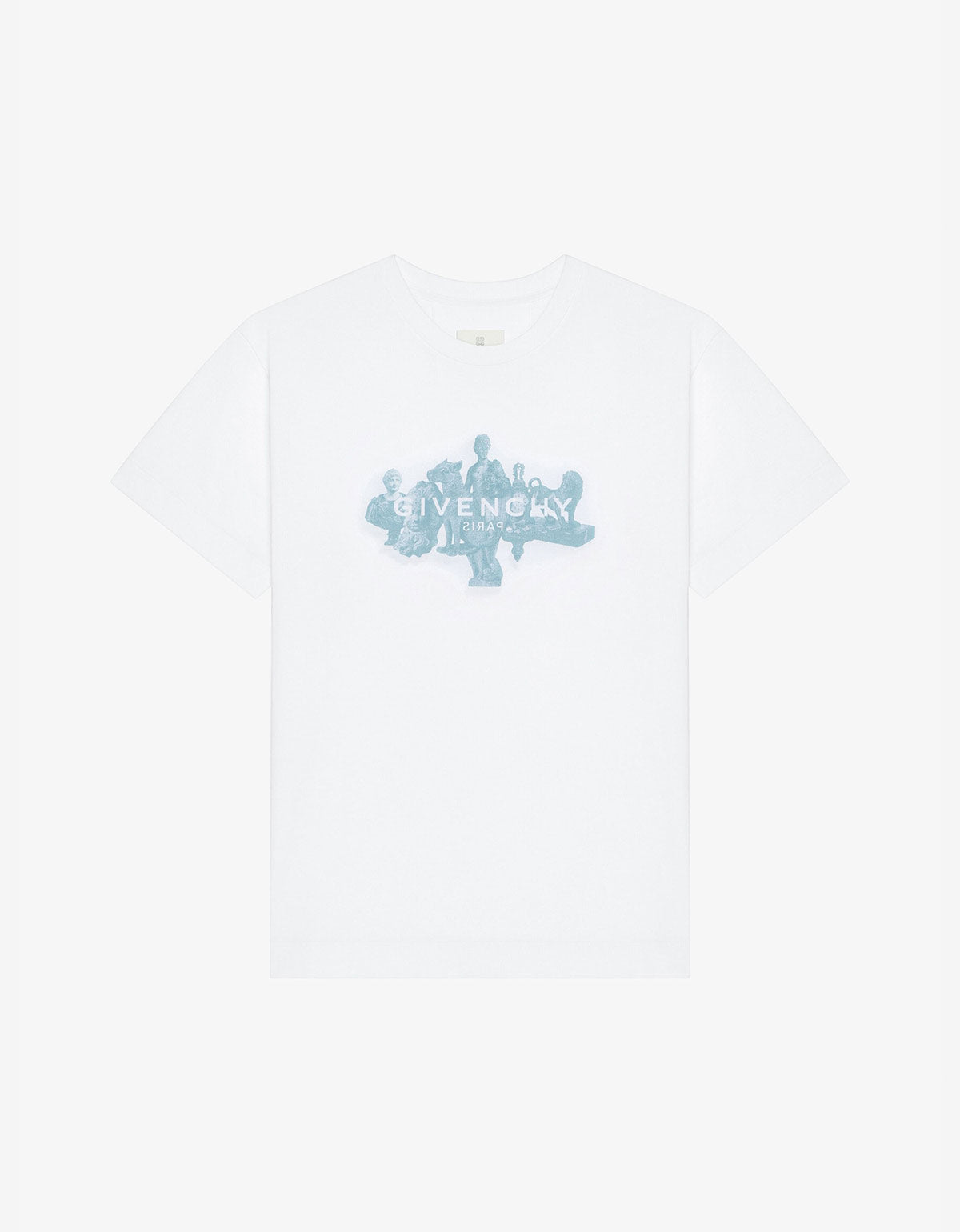 Givenchy White Reverse Logo Hubert Objects Print T-Shirt