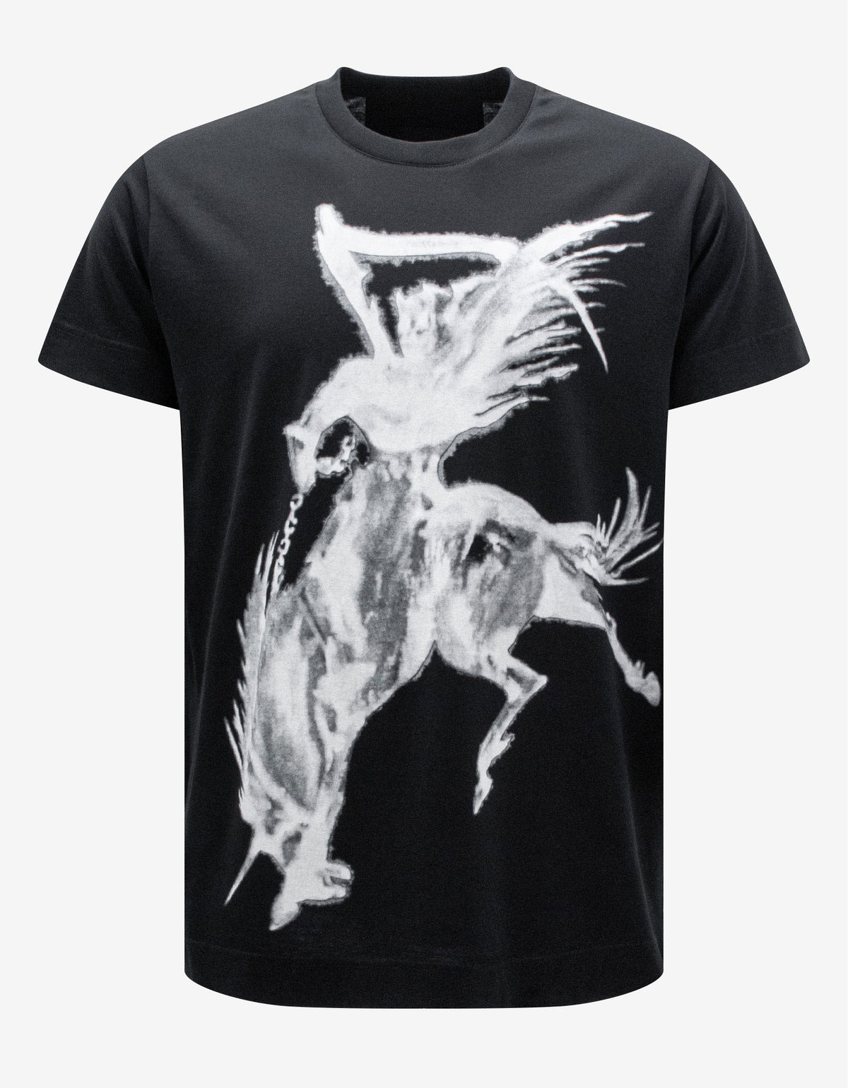 Givenchy Black Gothic Graphic Oversized T-Shirt