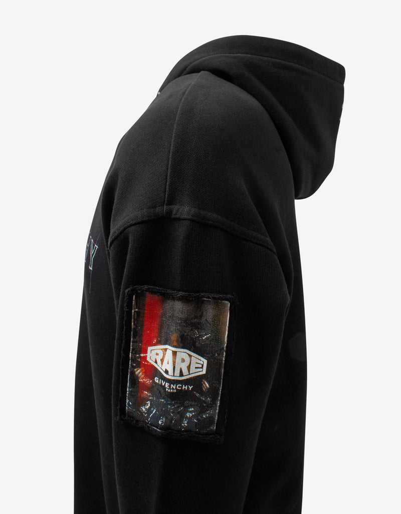 Givenchy Black Sketch Logo Hoodie