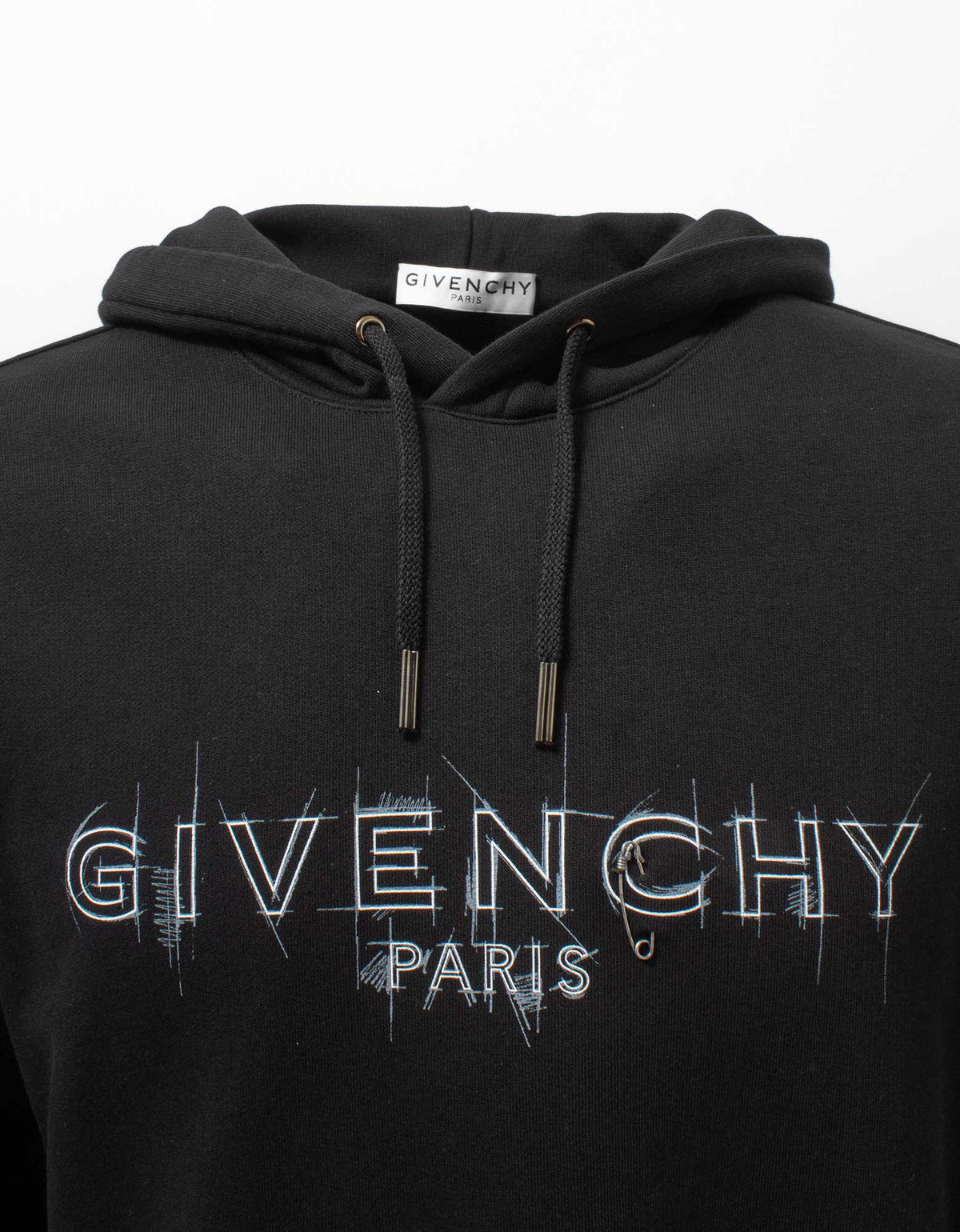 Givenchy Black Sketch Logo Hoodie