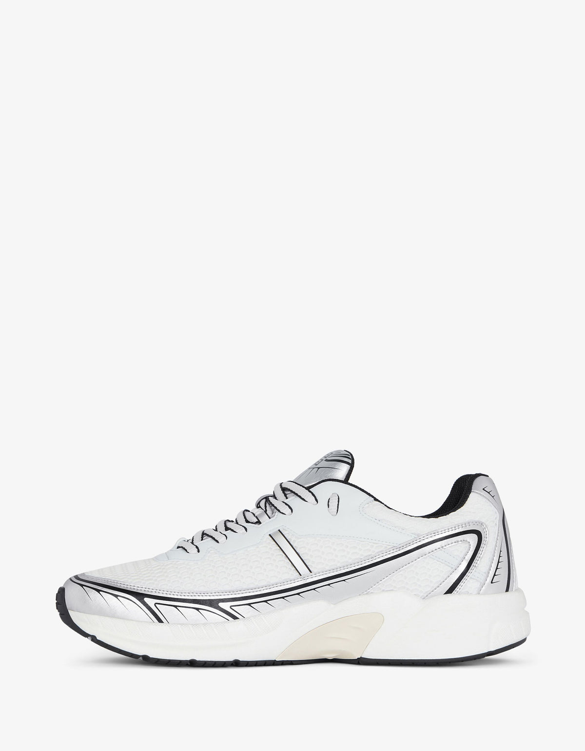 Givenchy White and Silver NFNTY-52 Runners