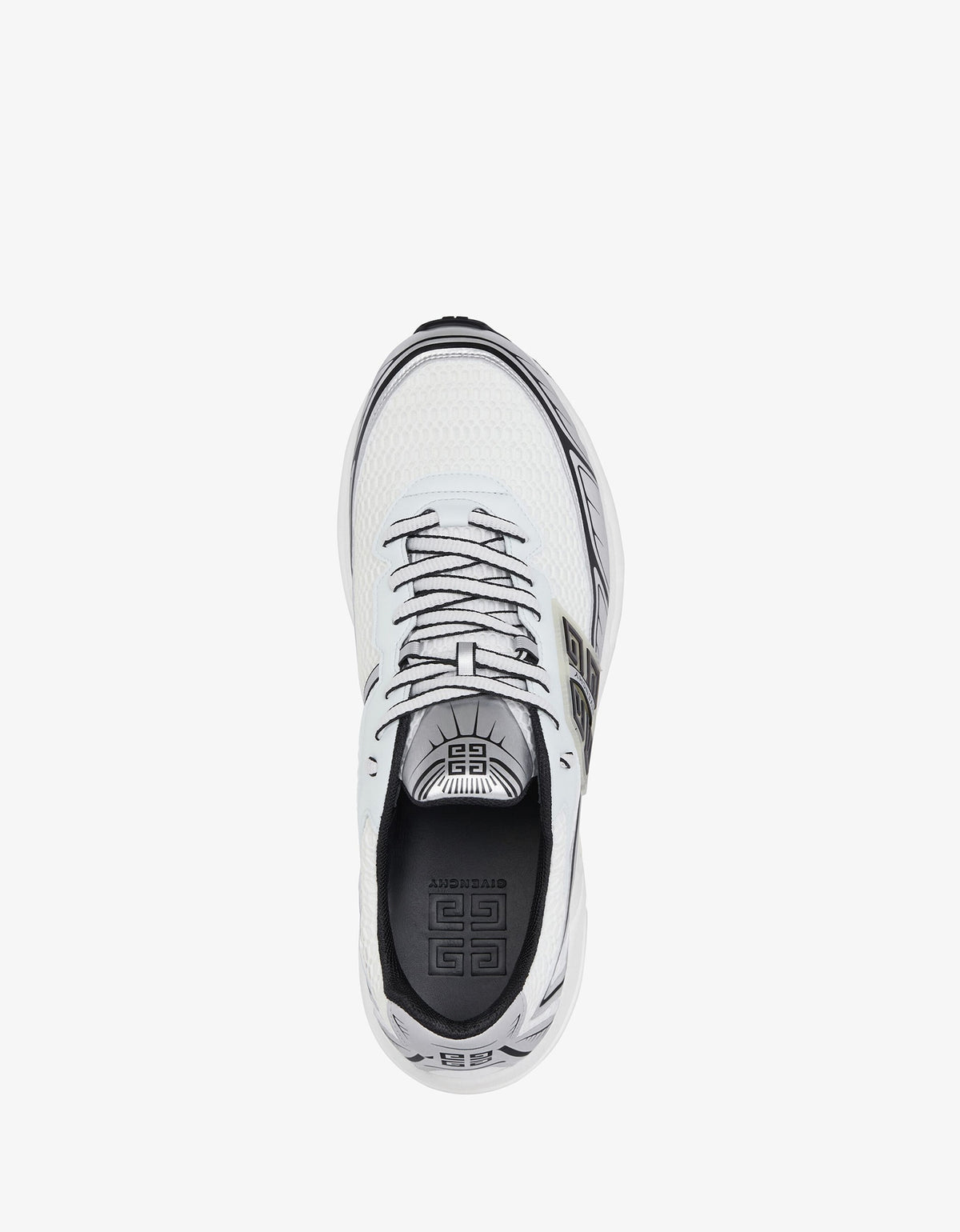 Givenchy White and Silver NFNTY-52 Runners