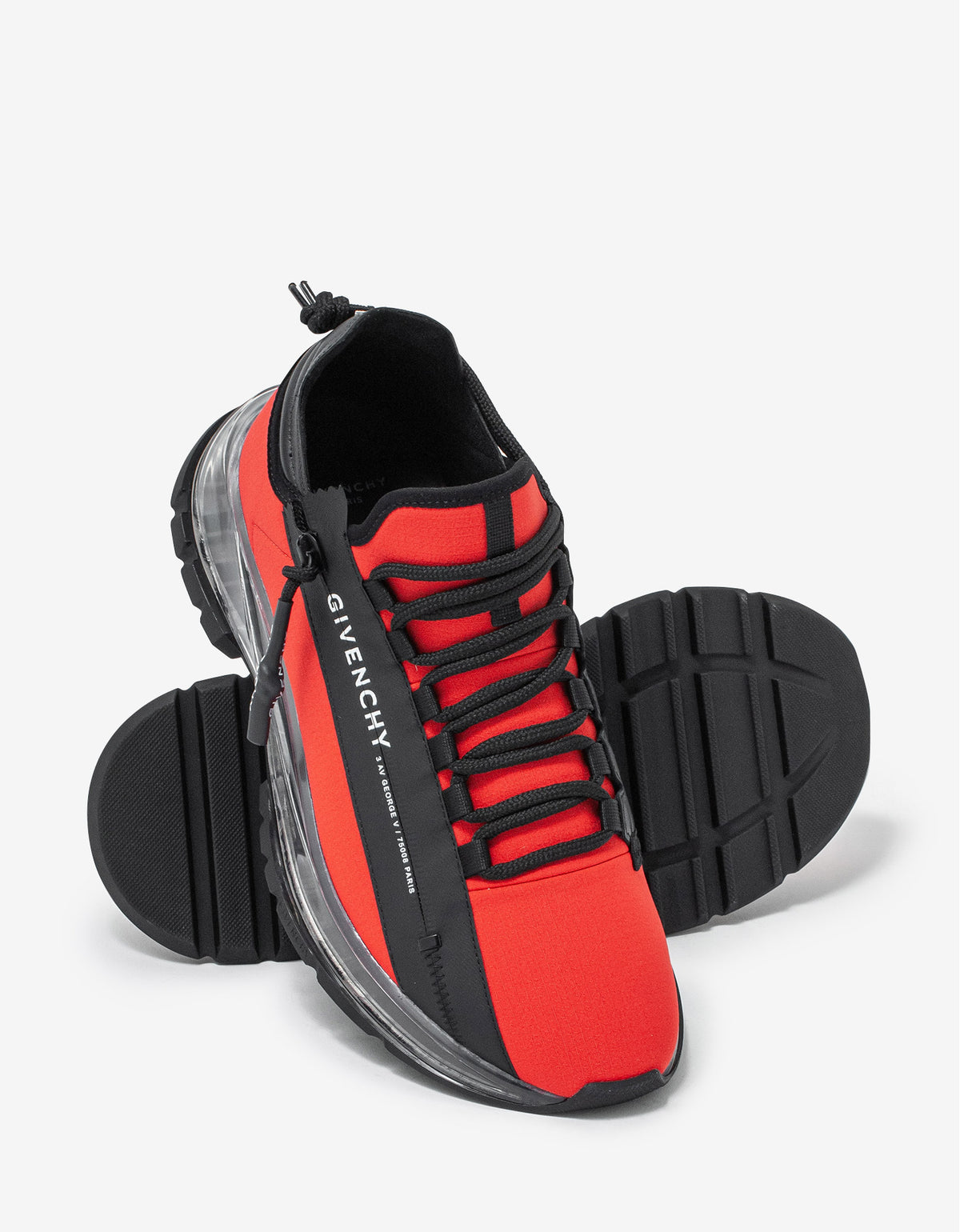 Givenchy Red Ripstop Spectre Running Trainers