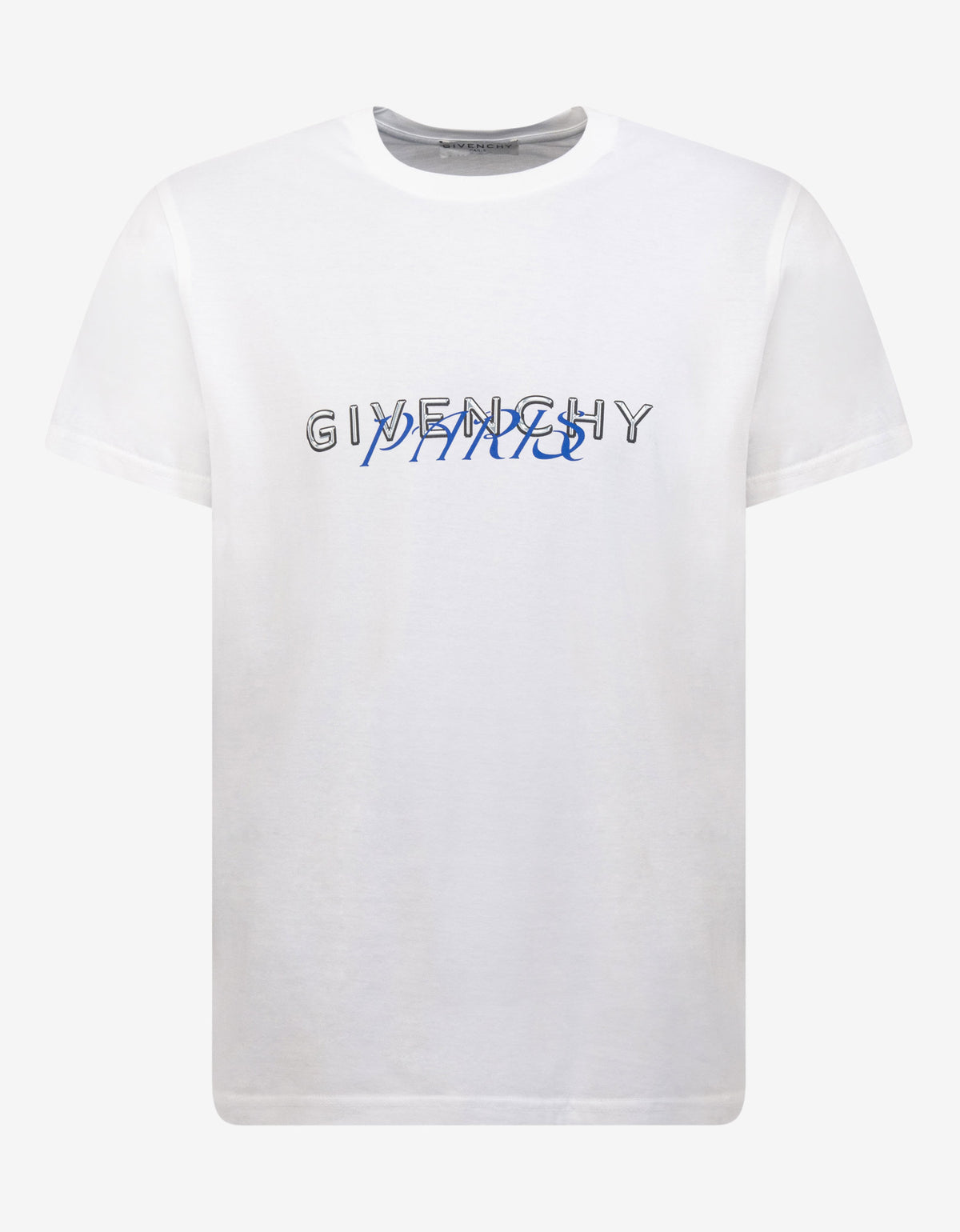 Givenchy White Calligraphic Logo Print T-Shirt