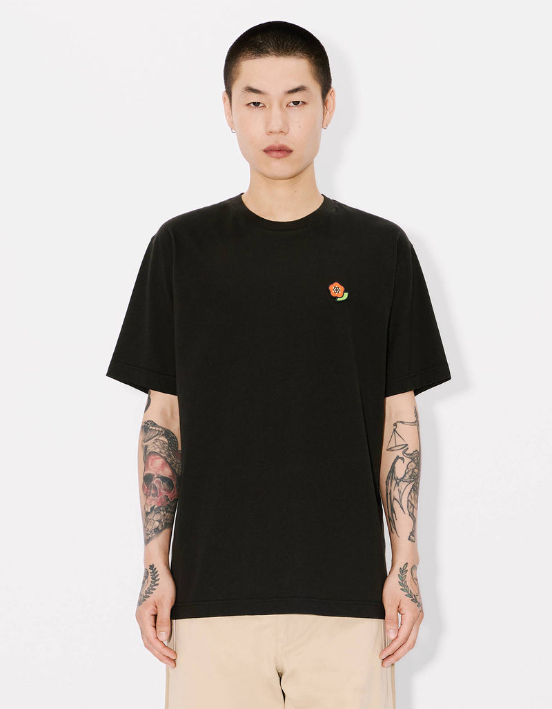 Kenzo Black Pop Embroidered Black T-Shirt