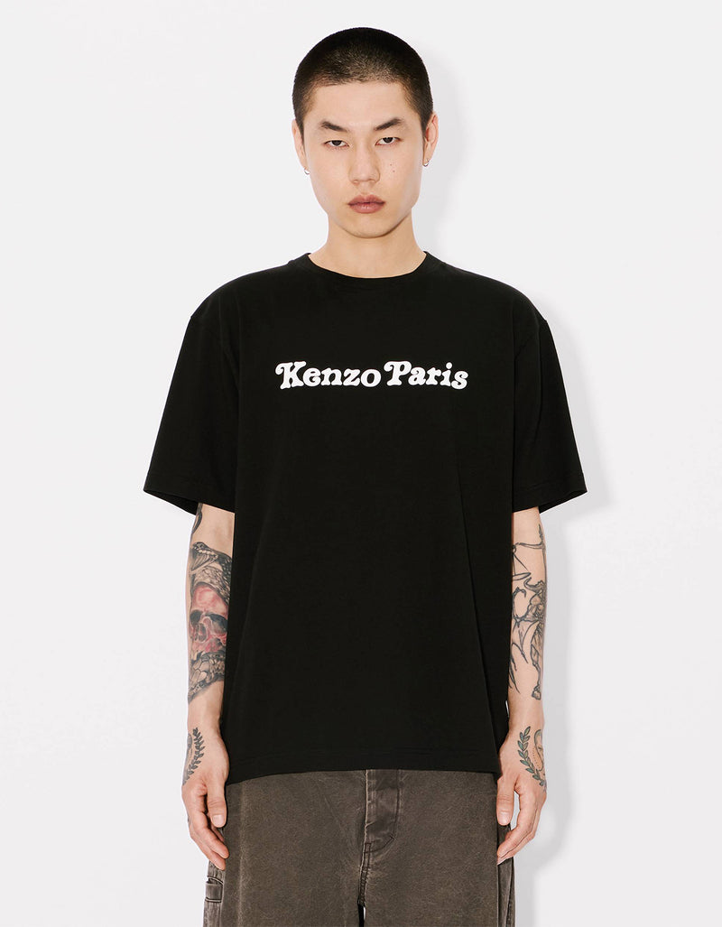 Kenzo Verdy Market Genderless Oversized Black T-Shirt