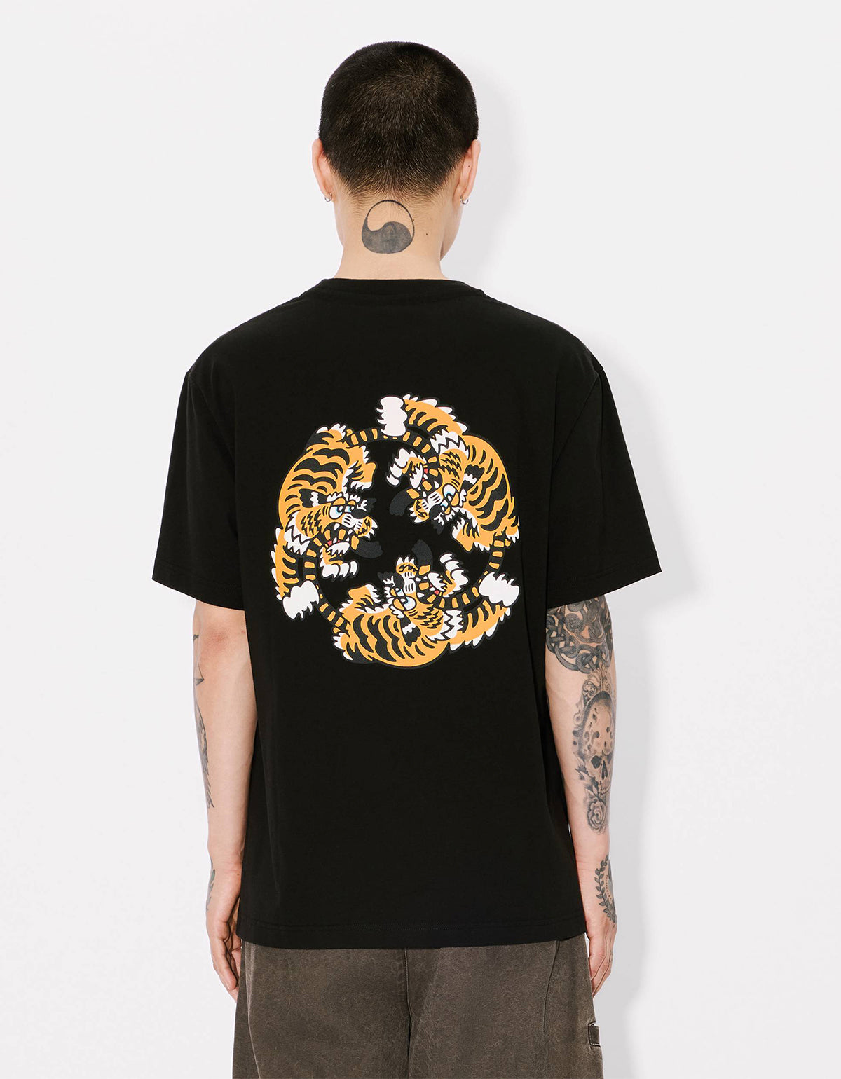 Kenzo Verdy Market Genderless Oversized Black T-Shirt