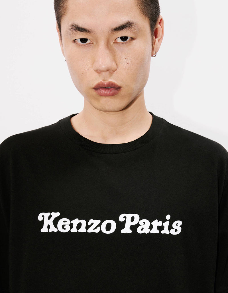 Kenzo Verdy Market Genderless Oversized Black T-Shirt