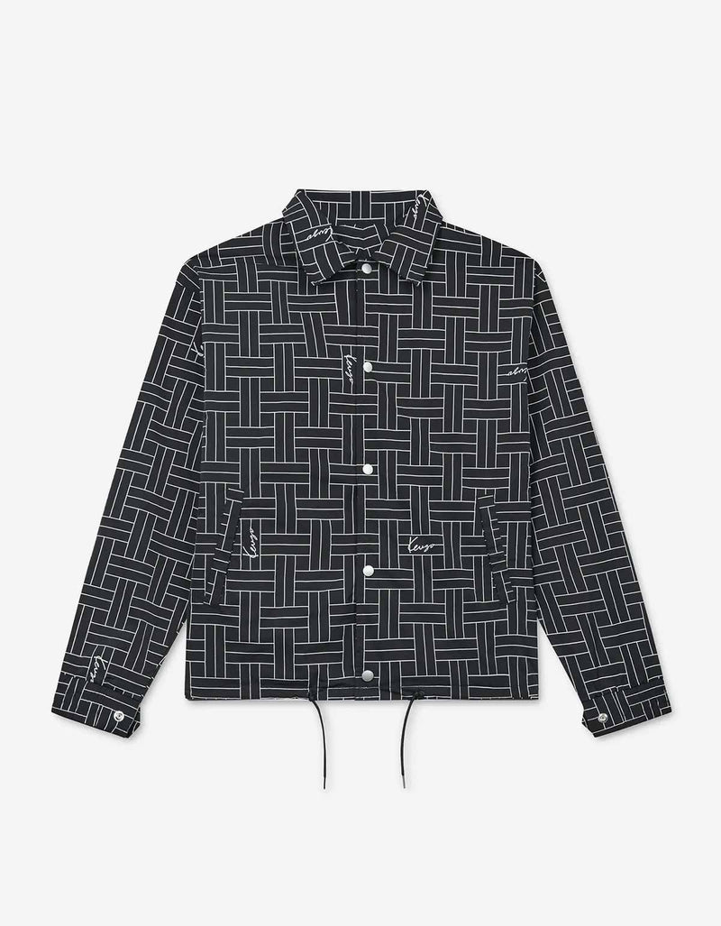 Kenzo Black Kenzo Weave Windbreaker