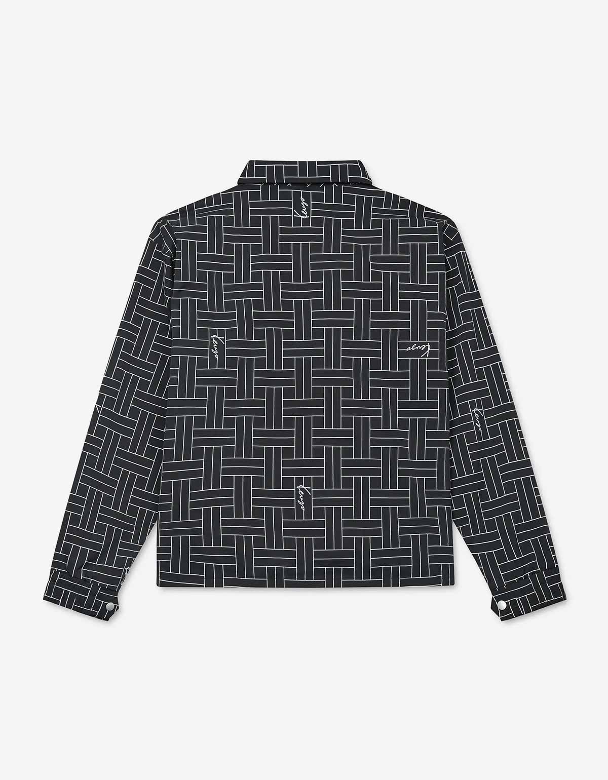 Kenzo Black Kenzo Weave Windbreaker