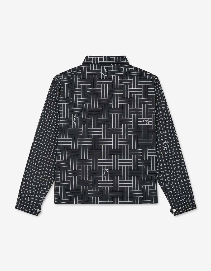 Kenzo Black Kenzo Weave Windbreaker