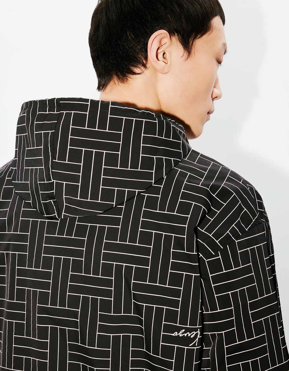 Kenzo Black Kenzo Weave Windbreaker