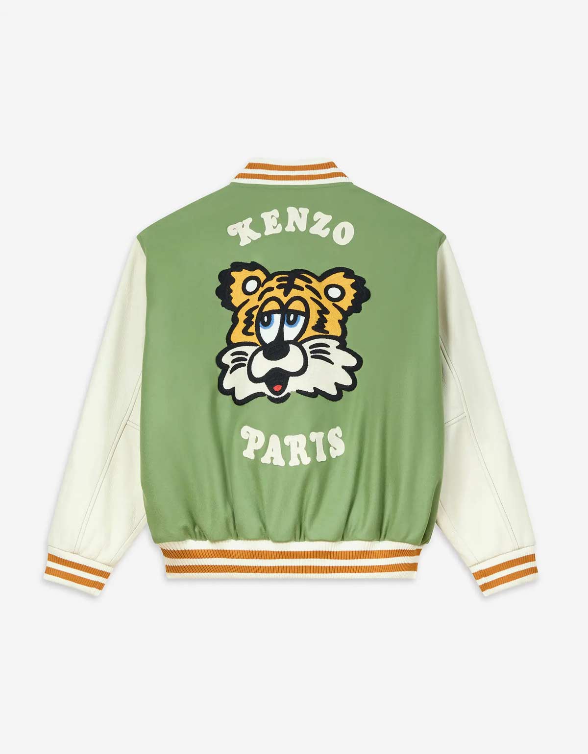 Kenzo By Verdy Khaki Genderless Varsity Jacket FF58BL1509OH.48