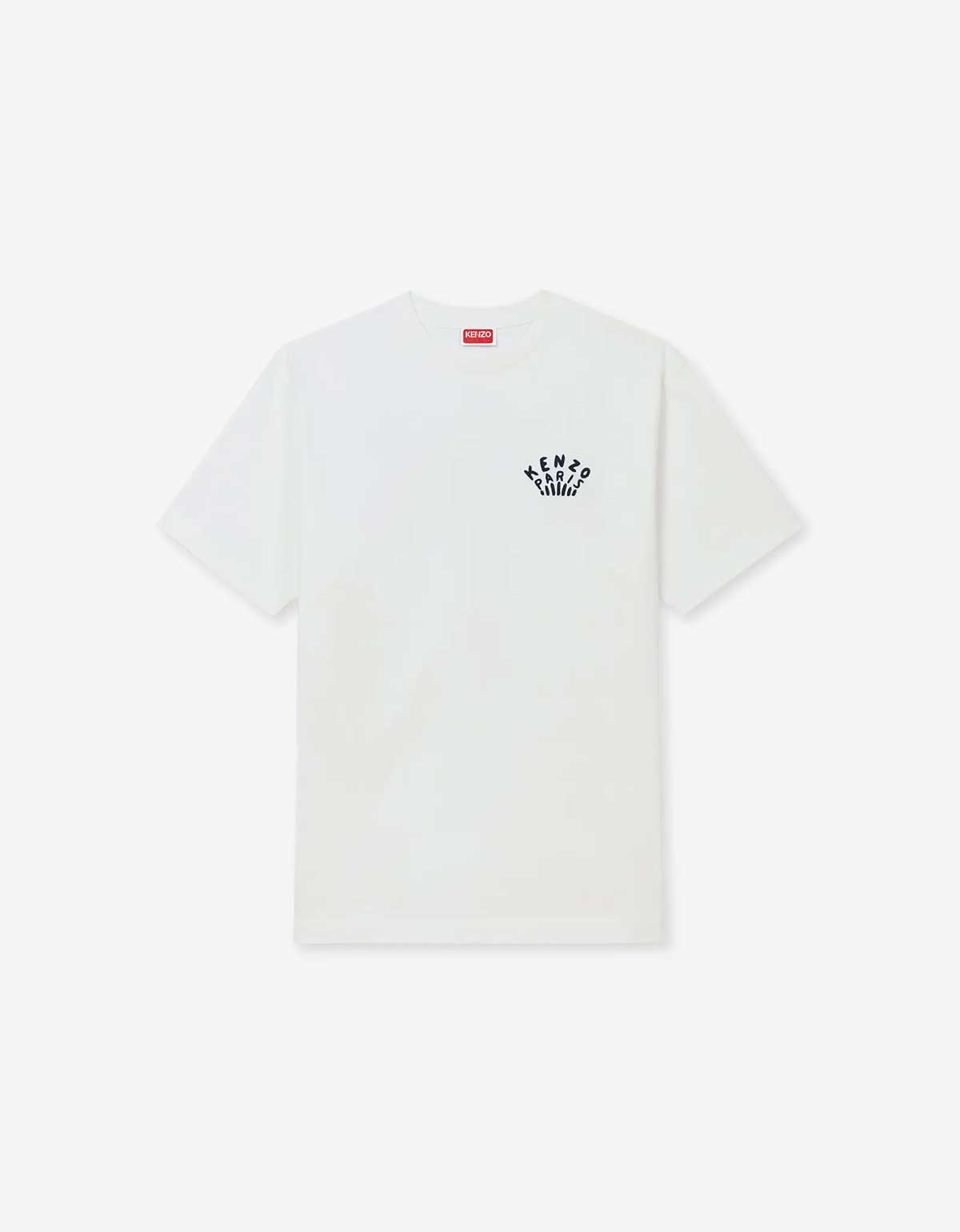 Kenzo Dragonfly White Embroidered T-Shirt FF55TS4954SI.77