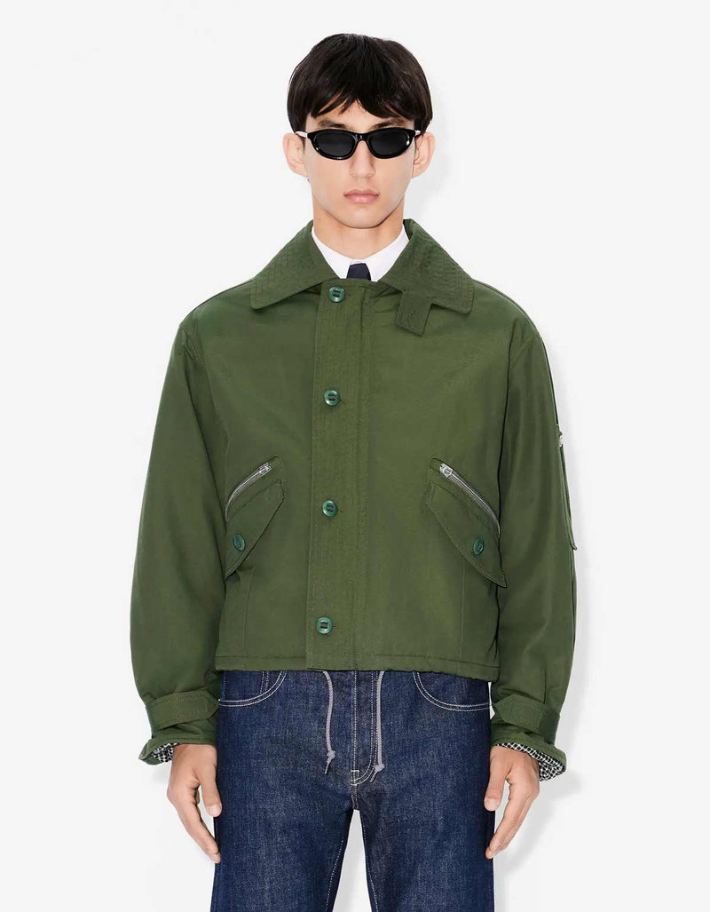 Kenzo Green Army Flight Jacket