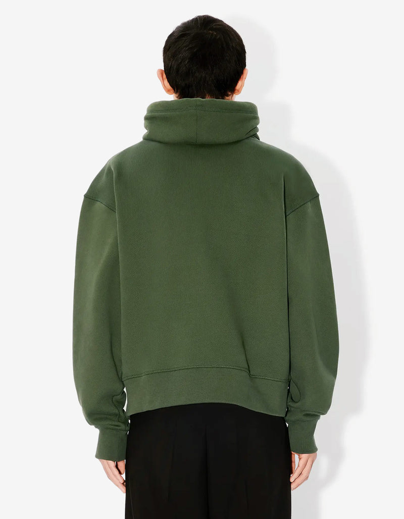 Kenzo Green Kenzo Kube Embroidered Snood Sweatshirt