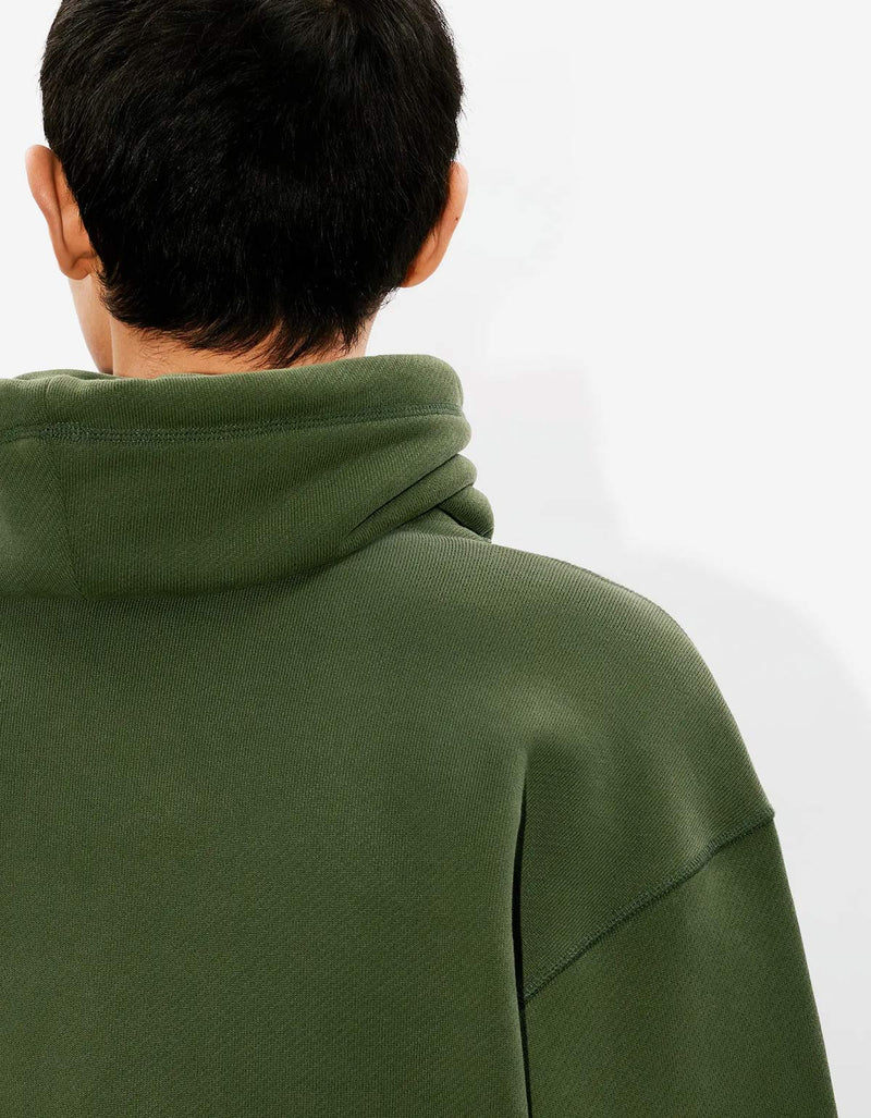 Kenzo Green Kenzo Kube Embroidered Snood Sweatshirt