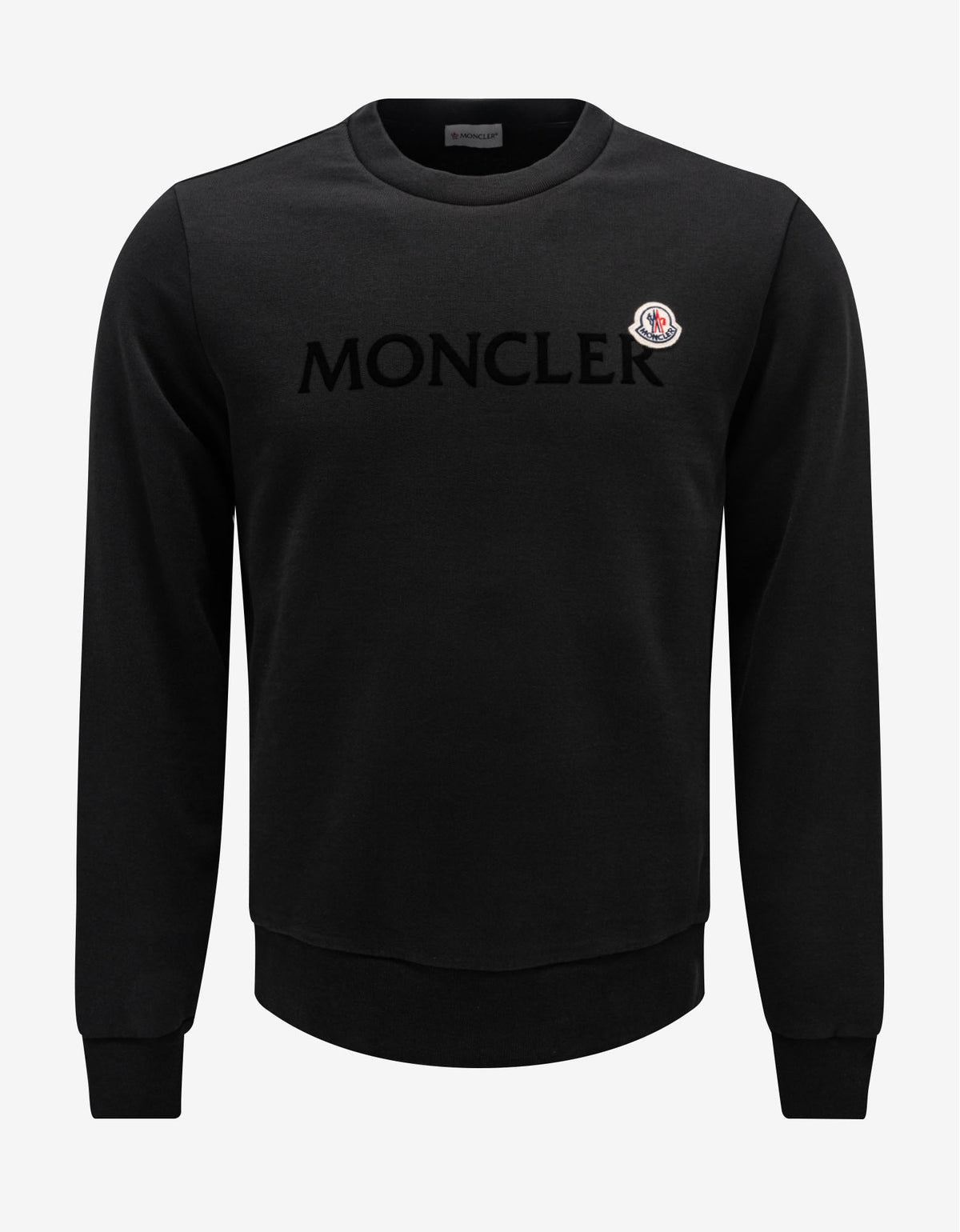 Moncler Black Logo Lettering Sweatshirt