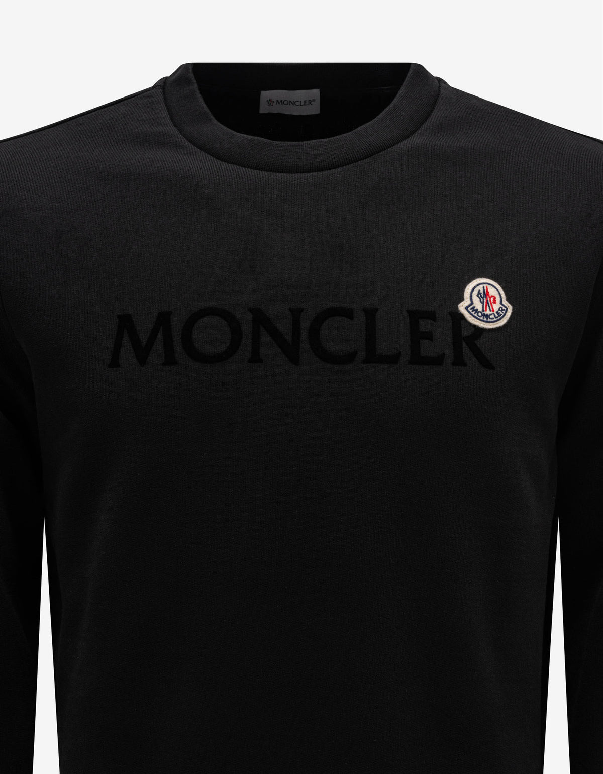 Moncler Black Logo Lettering Sweatshirt