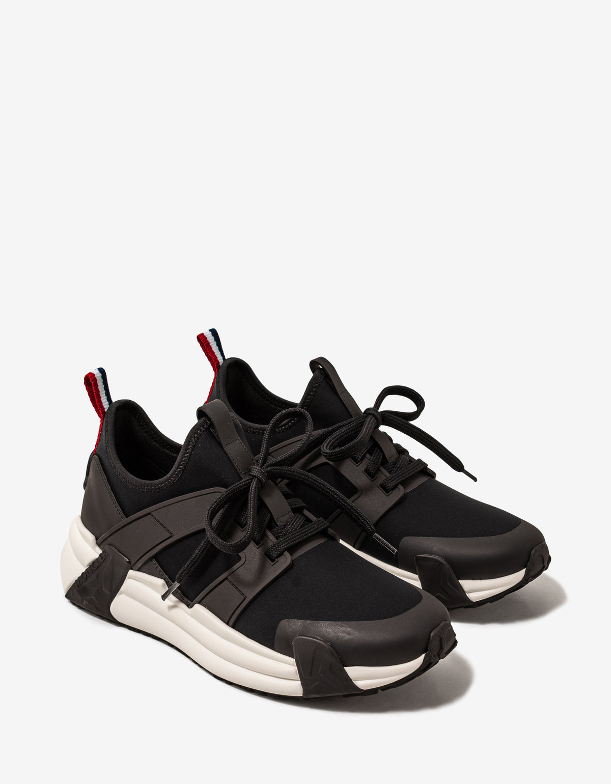 Moncler Black Lunarove Low Top Trainers