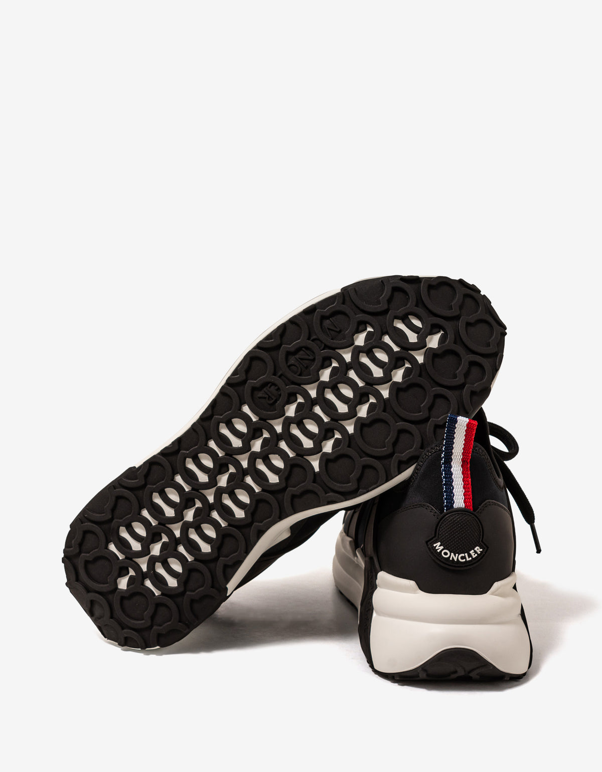 Moncler Black Lunarove Low Top Trainers