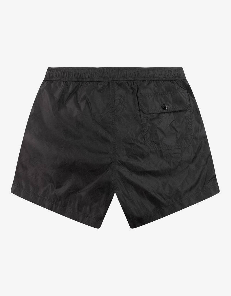 Moncler Black Tricolour Seam Swim Shorts