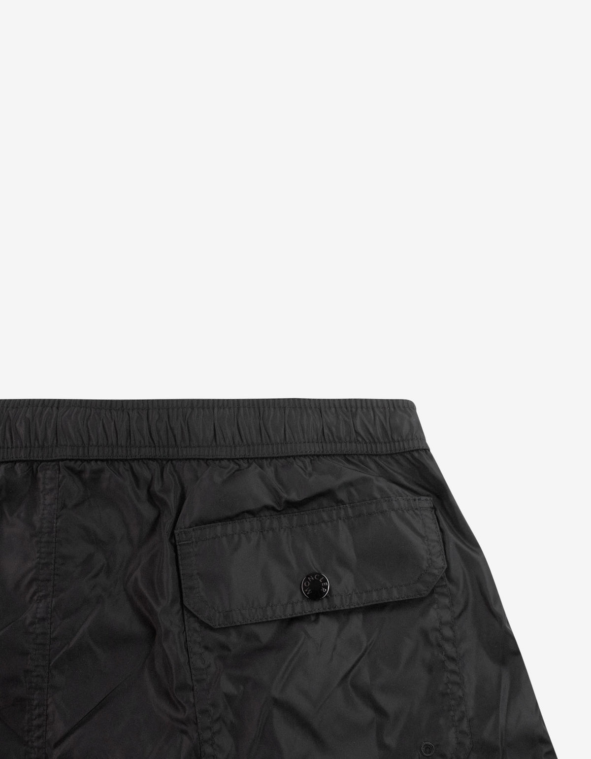 Moncler Black Tricolour Seam Swim Shorts