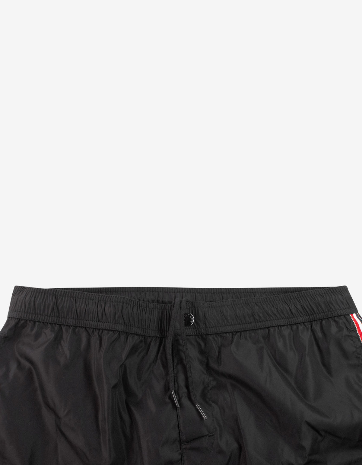 Moncler Black Tricolour Seam Swim Shorts