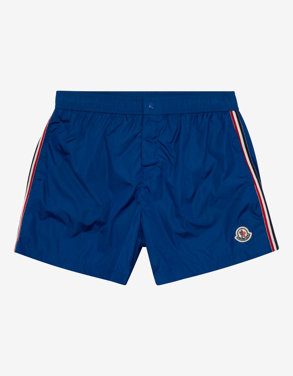 Moncler Blue Tricolour Seam Swim Shorts