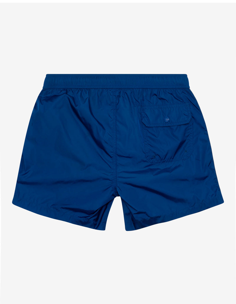 Moncler Blue Tricolour Seam Swim Shorts