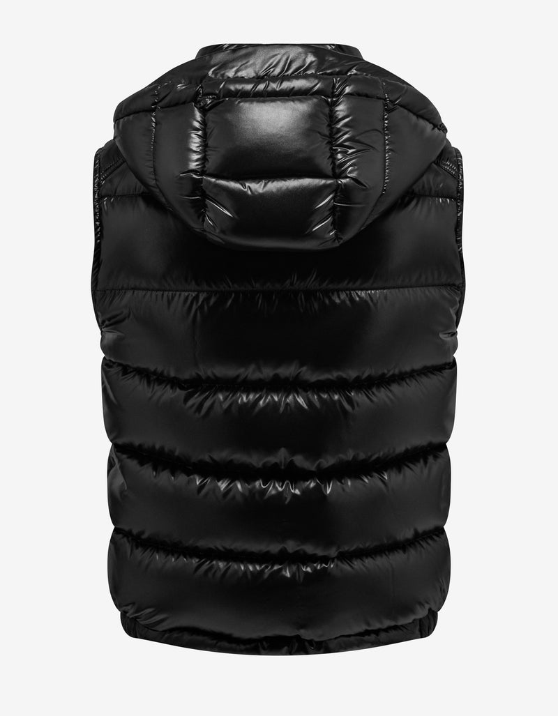 Moncler Bormes Black Nylon Down Gilet