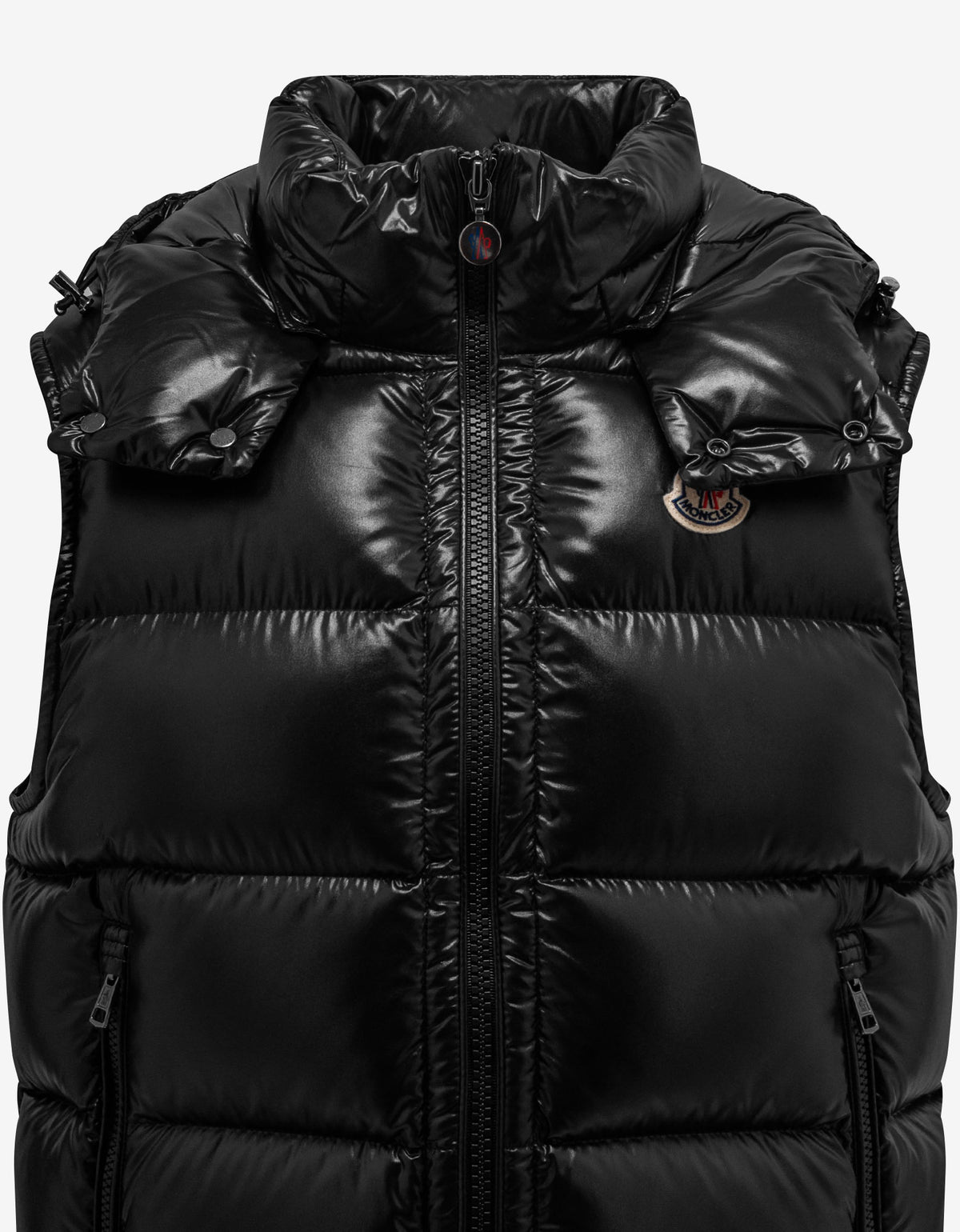 Moncler Bormes Black Nylon Down Gilet