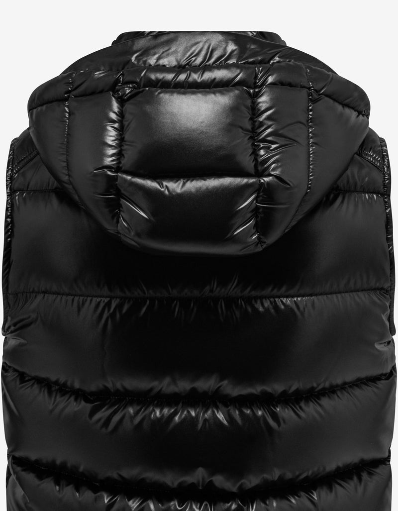 Moncler Bormes Black Nylon Down Gilet