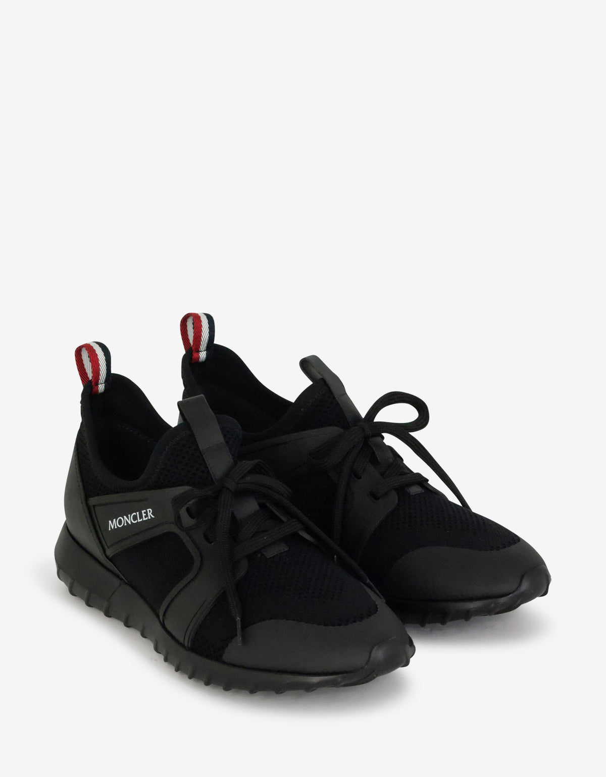 Moncler Emilien Black Knit Sock Trainers