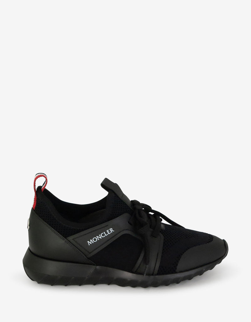 Moncler Emilien Black Knit Sock Trainers