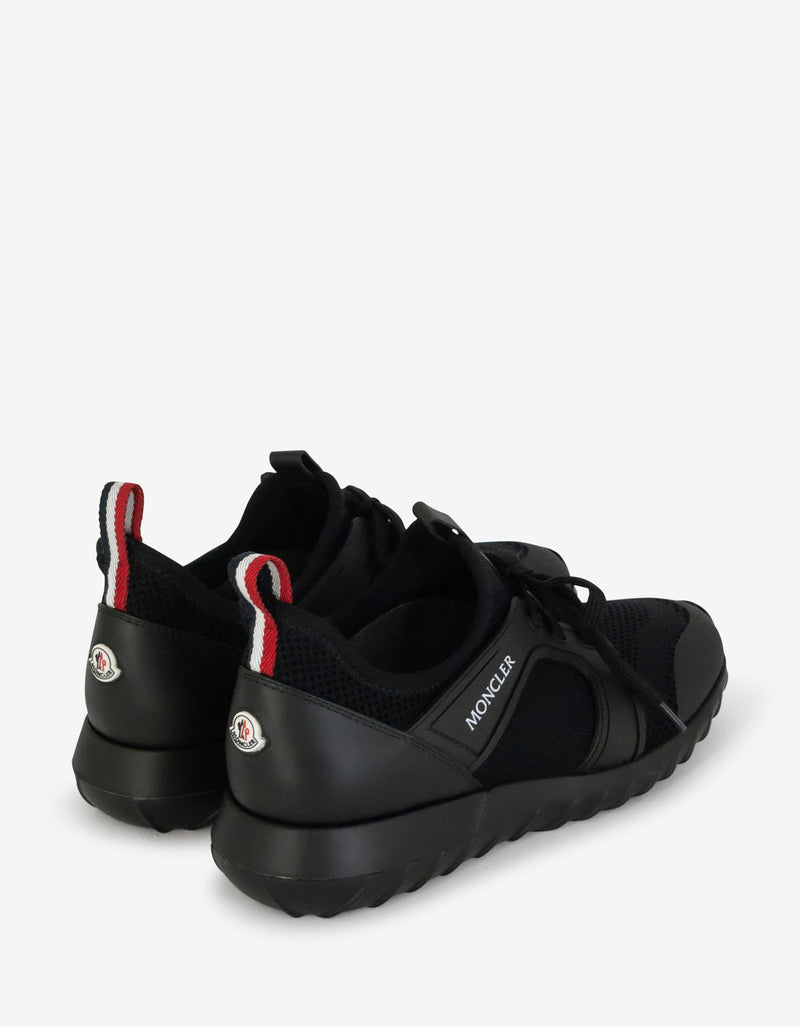 Moncler Emilien Black Knit Sock Trainers