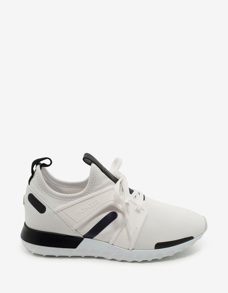 Moncler Emilien White Neoprene Trainers