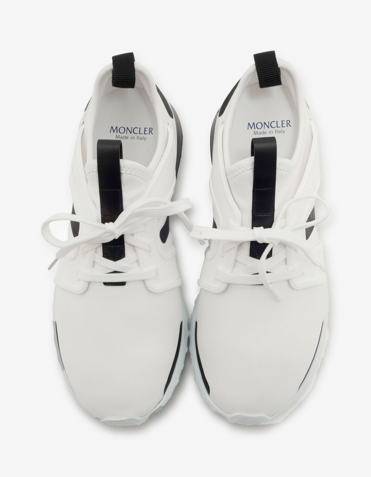 Moncler Emilien White Neoprene Trainers