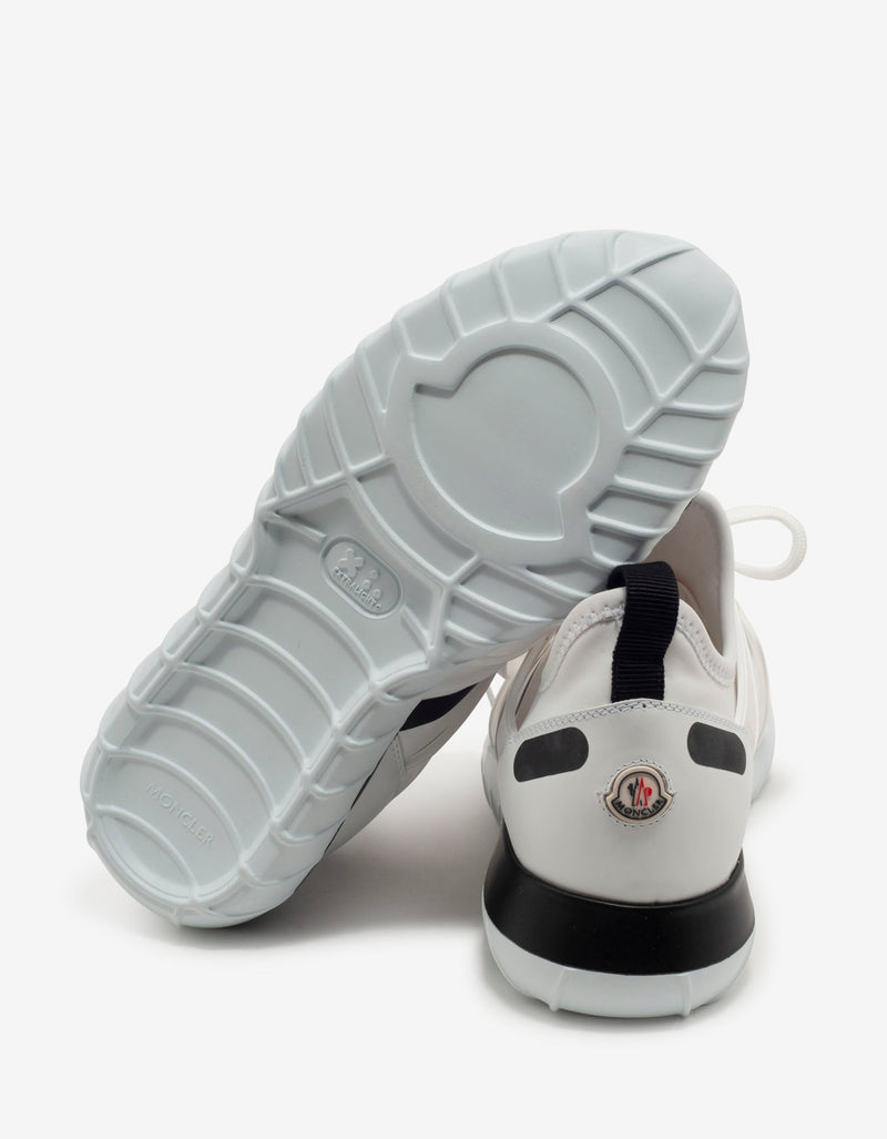 Moncler Emilien White Neoprene Trainers