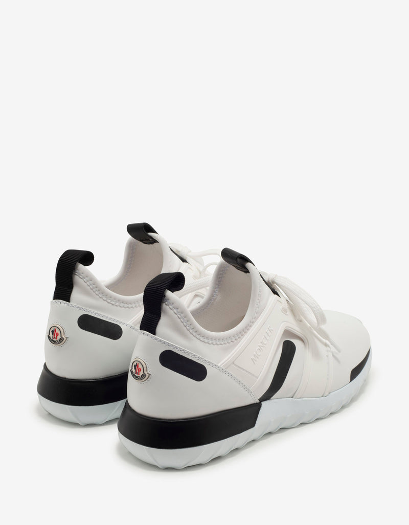 Moncler Emilien White Neoprene Trainers