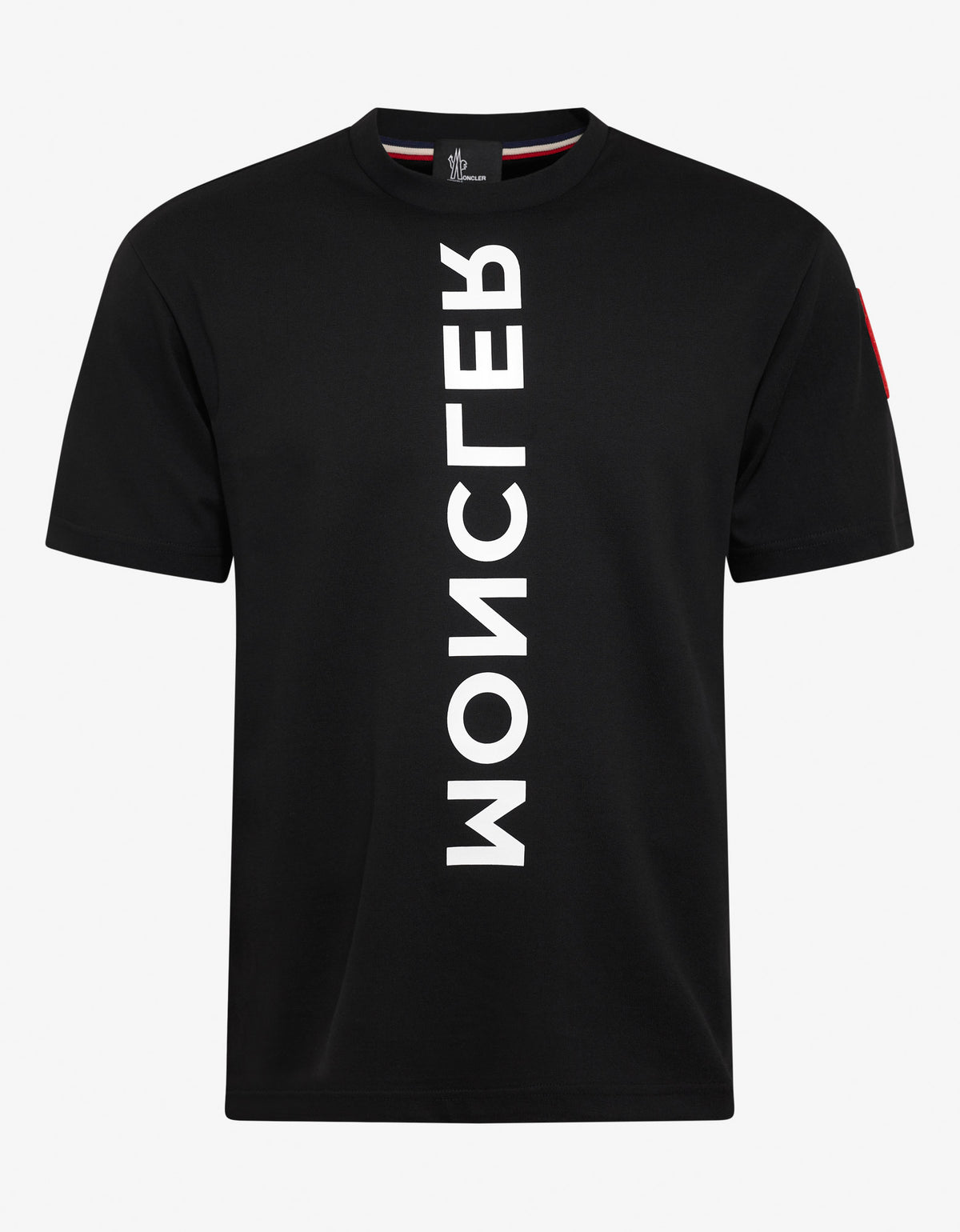 Moncler Grenoble Black Reverse Logo T-Shirt