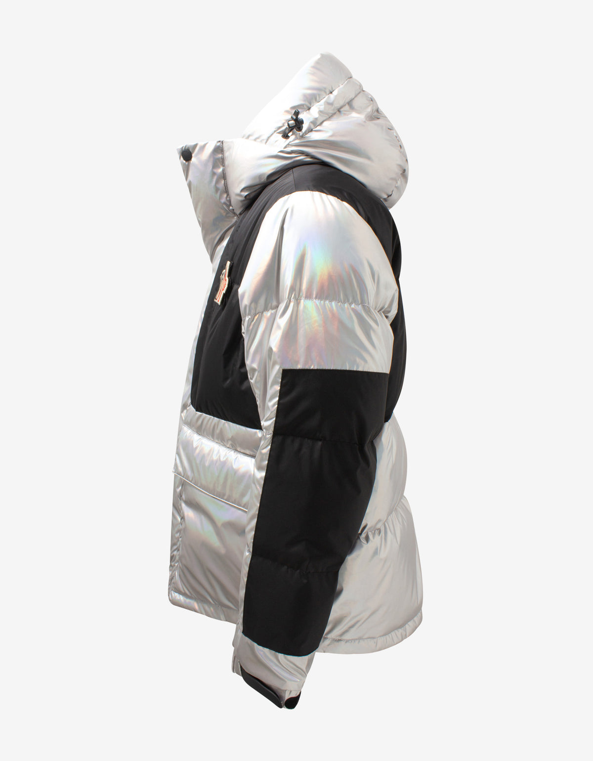 Moncler Grenoble Breuil Holographic Silver Down Jacket