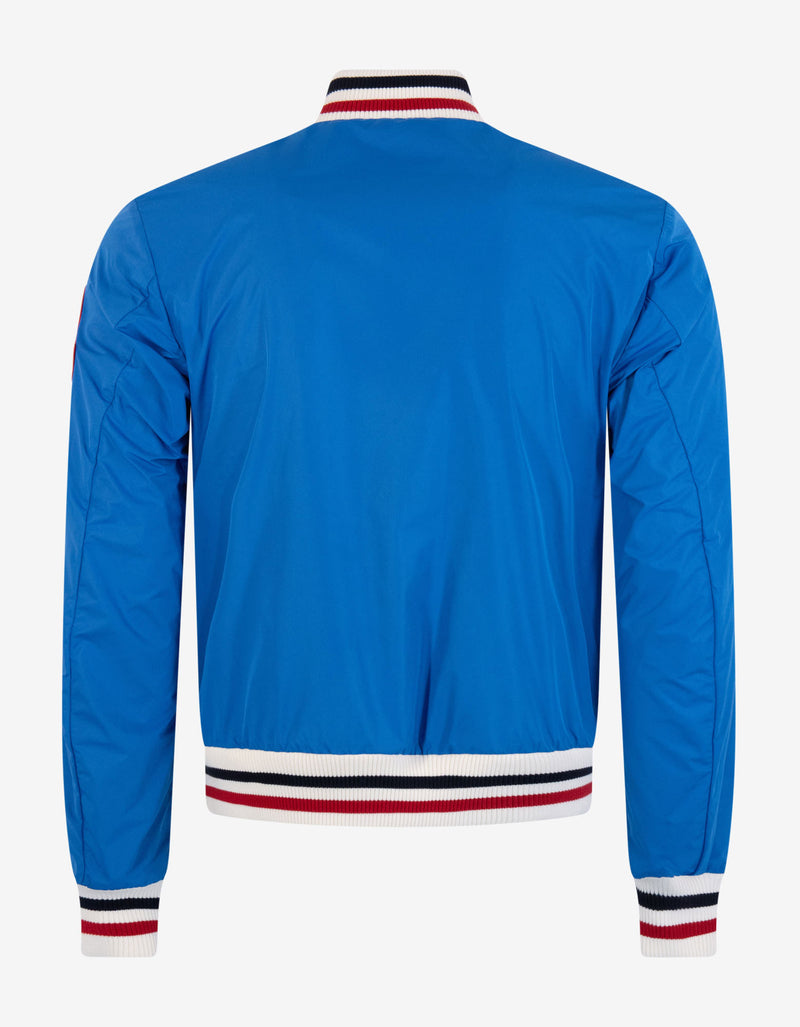 Moncler Huchet Blue Bomber Jacket