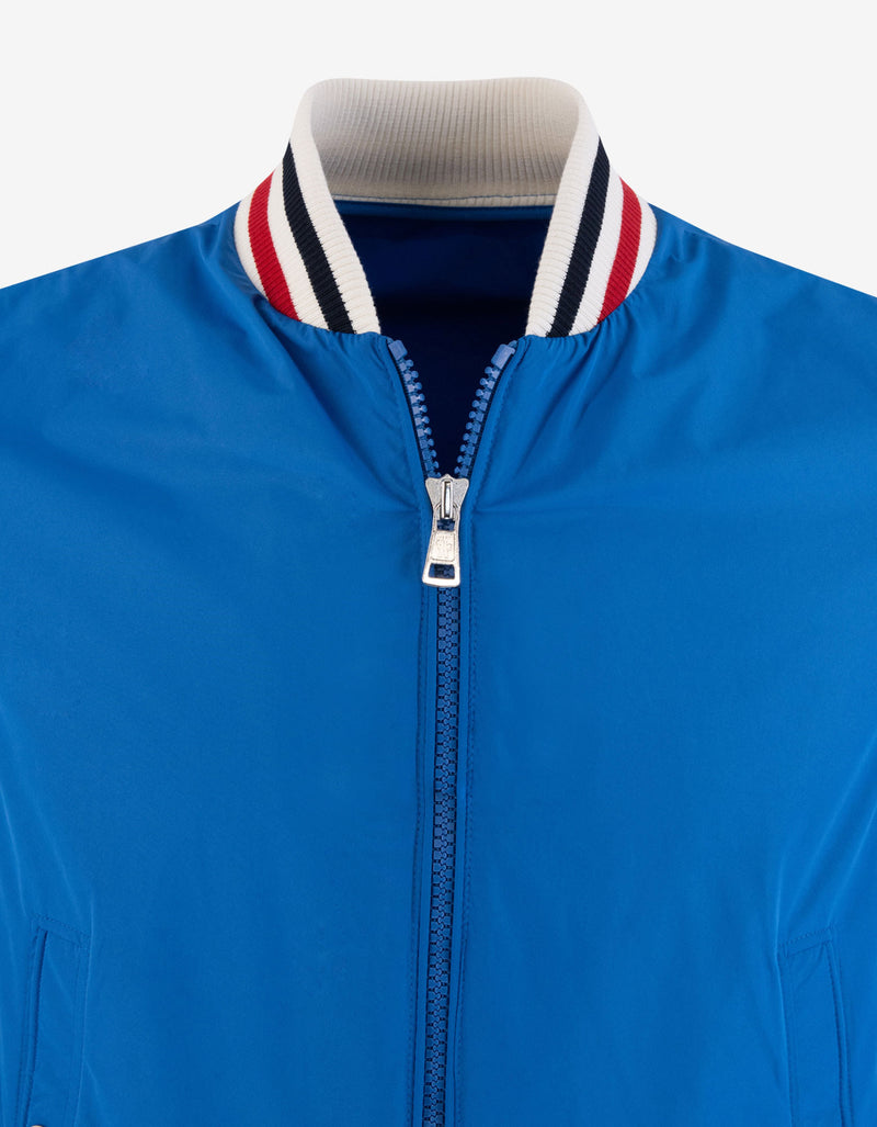 Moncler Huchet Blue Bomber Jacket