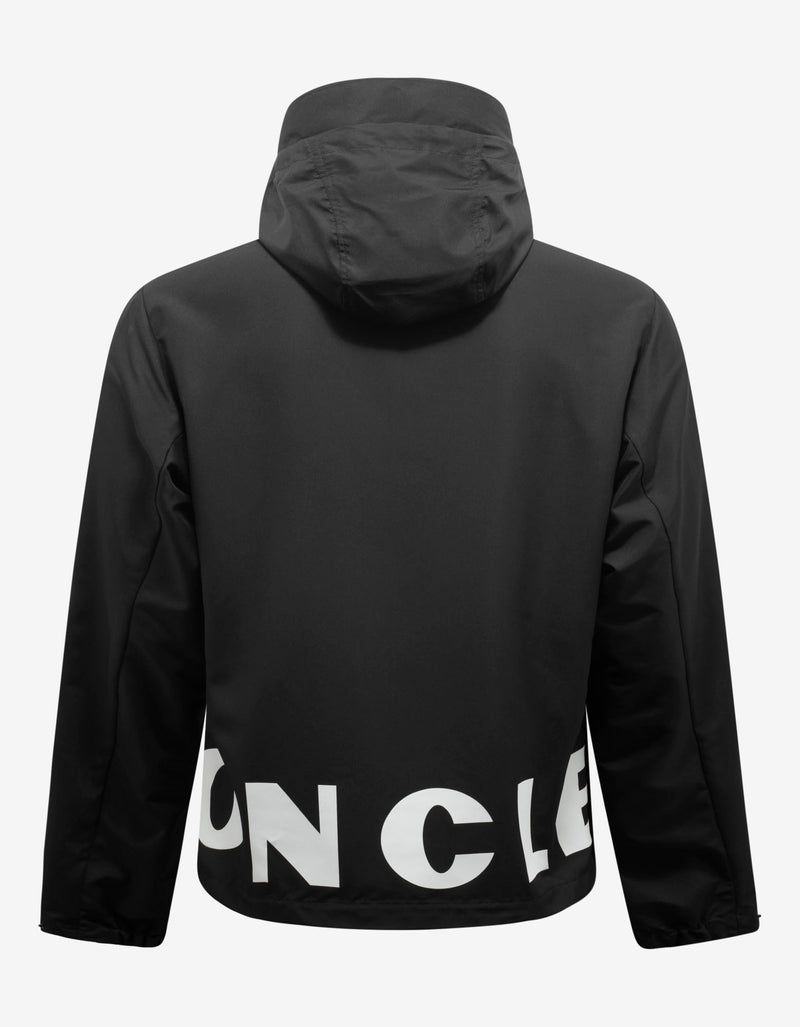 Moncler Mythos Black Logo Print Windbreaker