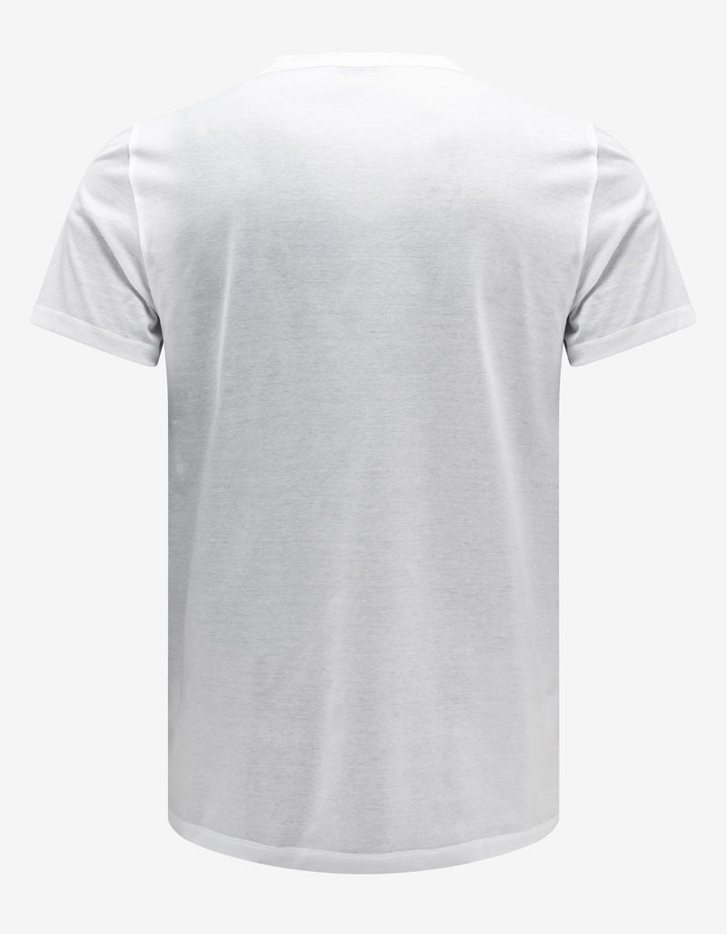 Moncler White Double Logo T-Shirt